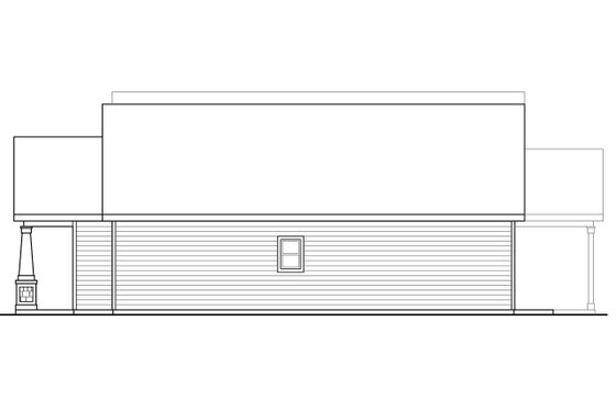 Exterior - Other Elevation 1 for Cottage House Plan #124-1080 - 5 bed, 3.5 bath