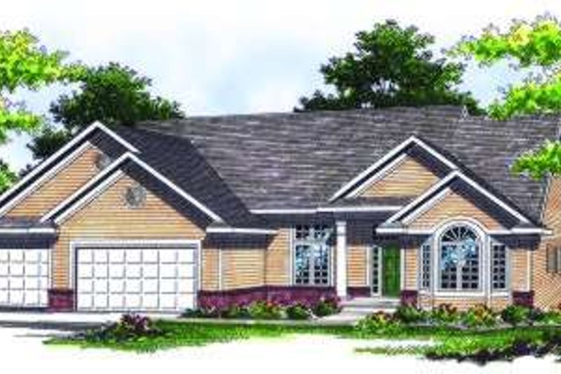 Dream House Plan - Traditional Exterior - Front Elevation Plan #70-786