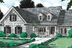 Traditional Exterior - Front Elevation Plan #20-232