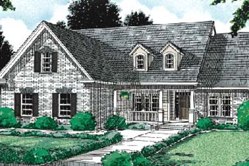 Traditional Style House Plan - 4 Beds 2.5 Baths 2525 Sq/Ft Plan #20-232
