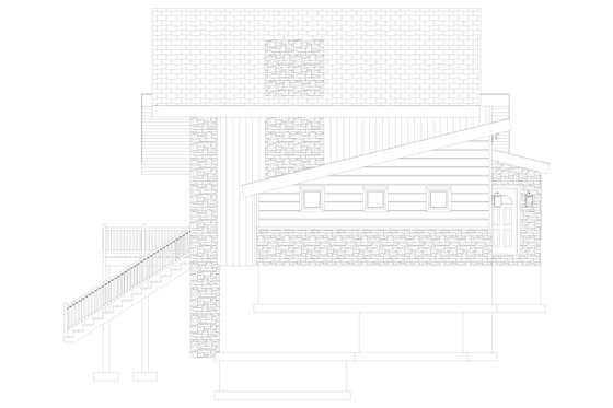 Exterior - Other Elevation 1 for Modern House Plan #1060-365 - 3 bed, 2.5 bath