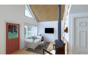 Cottage Style House Plan - 2 Beds 1 Baths 796 Sq/Ft Plan #126-140 Interior 
