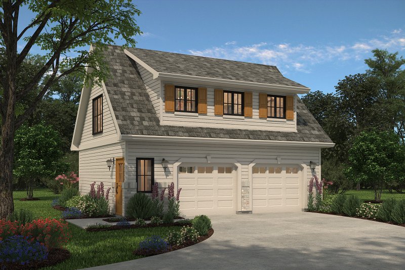 Home Plan - Exterior - Front Elevation 5 for Bungalow House Plan #18-4502 - 1 bed, 1 bath