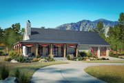 Barndominium Style House Plan - 4 Beds 3.5 Baths 2400 Sq/Ft Plan #430-363 