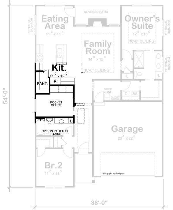House Plan Design - Farmhouse Floor Plan - Other Floor Plan #20-2477