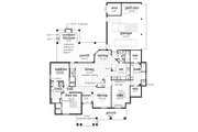 Craftsman Style House Plan - 3 Beds 2 Baths 1938 Sq/Ft Plan #45-607 