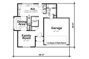 Traditional Style House Plan - 3 Beds 2.5 Baths 2228 Sq/Ft Plan #20-2273 