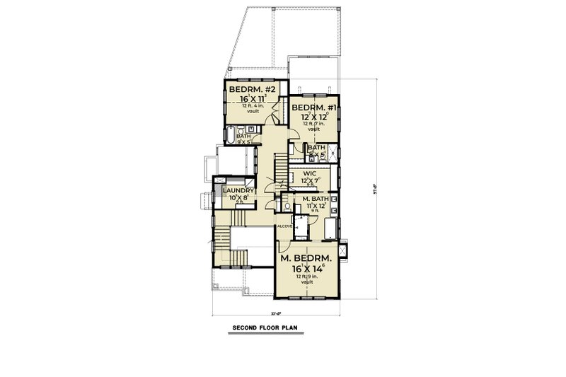 Dream House Plan - Floor Plan - Upper Floor for Farmhouse House Plan #1070-112 - 5 bed, 5.5 bath