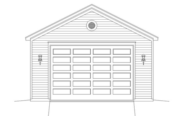 Exterior - Front Elevation 3 for Country House Plan #932-136, 0 bath