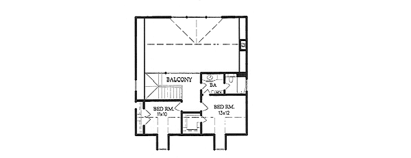 Southern Floor Plan - Upper Floor Plan #15-207