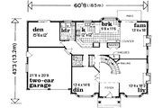 Colonial Style House Plan - 4 Beds 2.5 Baths 3044 Sq/Ft Plan #47-555 