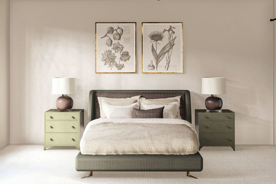 Interior - Master Bedroom 1 for Farmhouse House Plan #455-207 - 4 bed, 3.5 bath