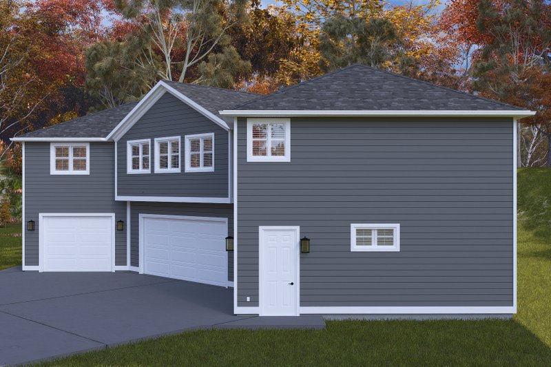 House Design - Exterior - Front Elevation 3 for Barndominium House Plan #1060-339 - 2 bed, 1.5 bath