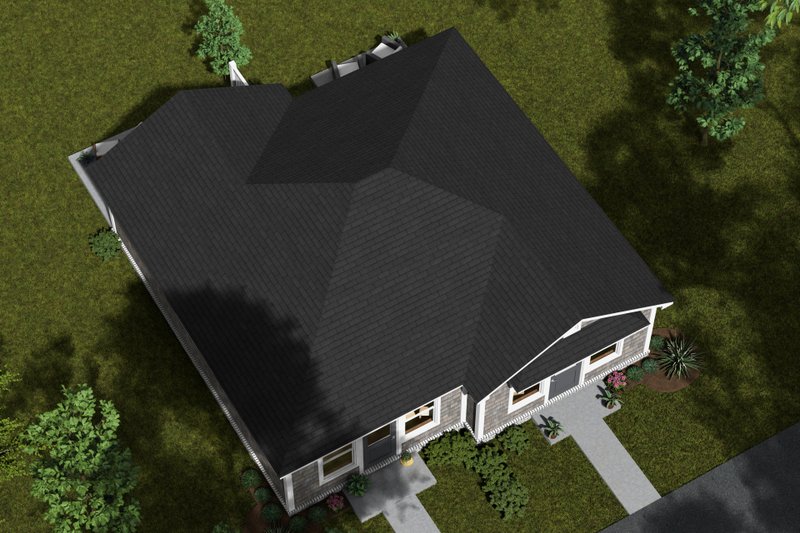 Home Plan - Exterior - Other Elevation 3 for Cottage House Plan #513-2298 - 1 bed, 1 bath