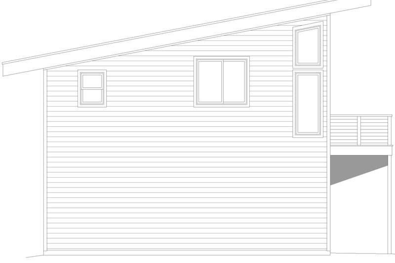 Architectural House Design - Exterior - Other Elevation for Beach House Plan #932-1138 - 1 bed, 1 bath