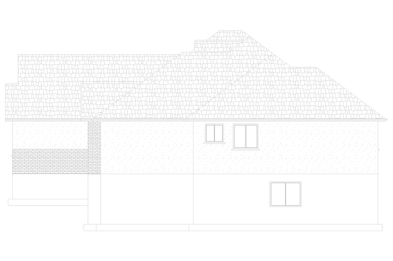 Dream House Plan - Exterior - Other Elevation 1 for Ranch House Plan #1060-13 - 6 bed, 3 bath