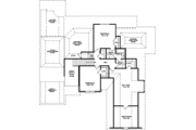 European Style House Plan - 4 Beds 3.5 Baths 3530 Sq/Ft Plan #81-585 