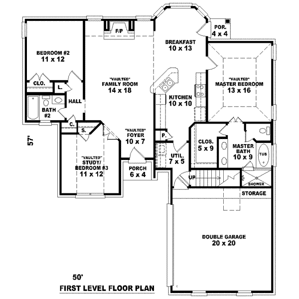European Floor Plan - Main Floor Plan #81-1415