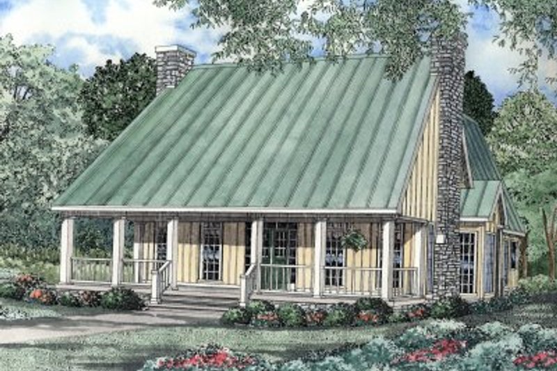 Traditional Style House Plan - 1 Beds 3 Baths 2501 Sq/Ft Plan #17-223