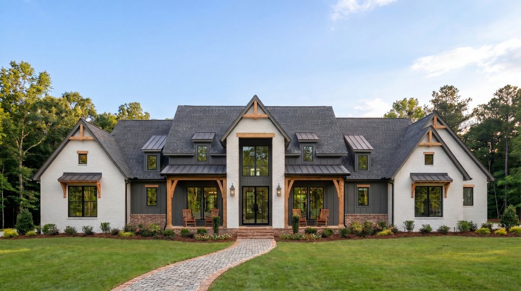 Exterior - Front Elevation 5 for Farmhouse House Plan #1074-133 - 4 bed, 3.5 bath