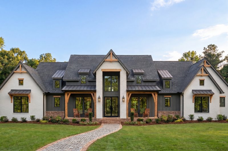 House Blueprint - Exterior - Front Elevation 5 for Farmhouse House Plan #1074-133 - 4 bed, 3.5 bath