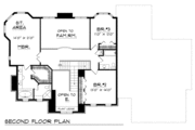 European Style House Plan - 3 Beds 3 Baths 2845 Sq/Ft Plan #70-458 