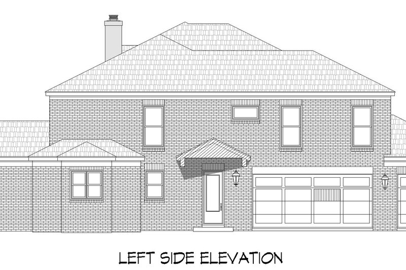 Dream House Plan - Exterior - Other Elevation 1 for Contemporary House Plan #932-924 - 5 bed, 4.5 bath
