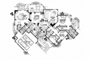 Adobe / Southwestern Style House Plan - 3 Beds 3 Baths 2582 Sq/Ft Plan #72-338 