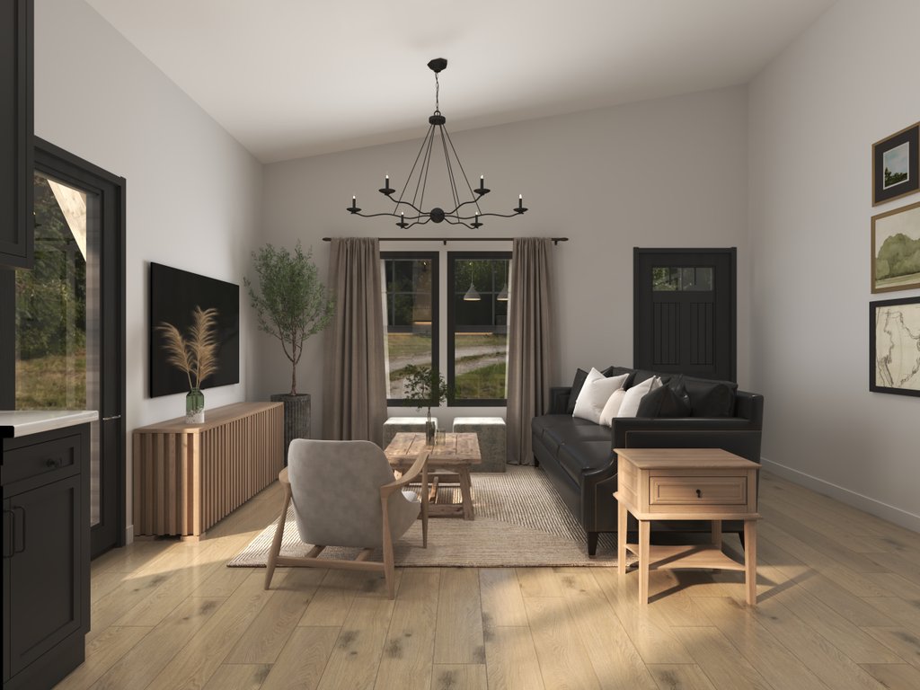 Interior - Other 4 for Barndominium House Plan #1070-173 - 2 bed, 1 bath