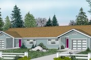 Traditional Style House Plan - 2 Beds 1 Baths 2042 Sq/Ft Plan #100-108 