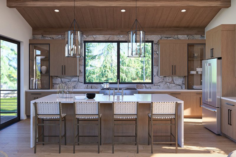 Home Plan - Interior - Kitchen for Modern House Plan #455-814 - 1 bed, 1.5 bath