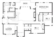 Tudor Style House Plan - 3 Beds 3.5 Baths 3560 Sq/Ft Plan #48-664 