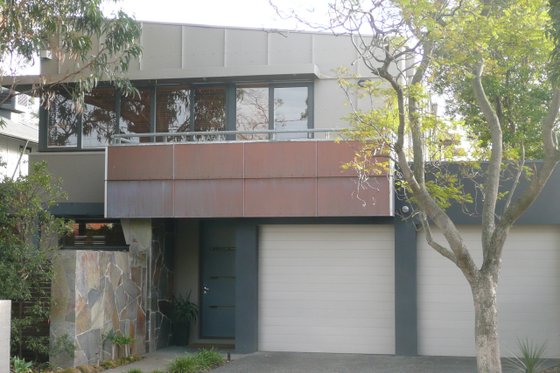 Exterior - Front Elevation 5 for Modern House Plan #496-5 - 4 bed, 2.5 bath