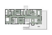 Beach Style House Plan - 4 Beds 2 Baths 3150 Sq/Ft Plan #497-1 