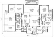 Country Style House Plan - 4 Beds 3.5 Baths 4076 Sq/Ft Plan #1074-20 