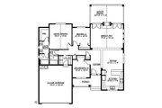 Craftsman Style House Plan - 2 Beds 2 Baths 1502 Sq/Ft Plan #132-196 