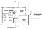 Ranch Style House Plan - 3 Beds 2 Baths 1220 Sq/Ft Plan #116-239 