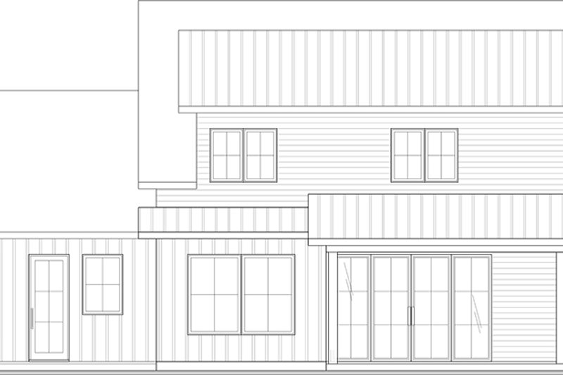 Dream House Plan - Exterior - Rear Elevation for Ranch House Plan #23-2837 - 4 bed, 3 bath