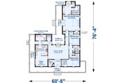 Southern Style House Plan - 3 Beds 2.5 Baths 2159 Sq/Ft Plan #44-237 