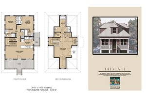 Photo 7 for Beach House Plan #536-1 - 3 bed, 3 bath