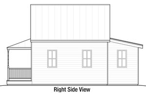 Exterior - Other Elevation 1 for Cottage House Plan #915-4 - 1 bed, 1 bath