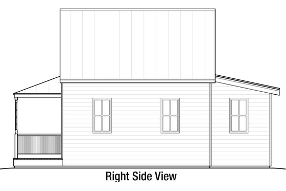 Exterior - Other Elevation 1 for Cottage House Plan #915-4 - 1 bed, 1 bath