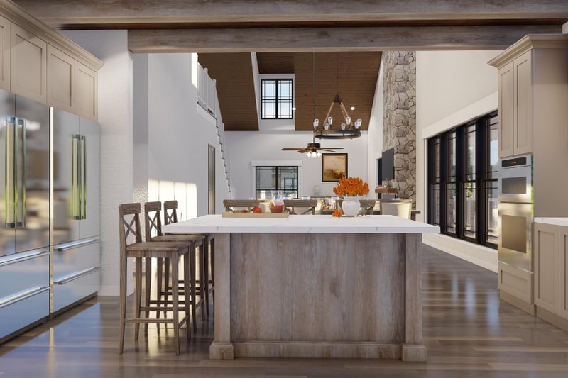 House Plan Design - Interior - Kitchen 1 for Country House Plan #923-30 - 4 bed, 3.5 bath