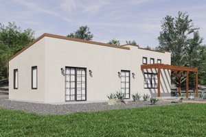 Exterior - Other Elevation for Mediterranean House Plan #1106-41 - 1 bed, 1 bath