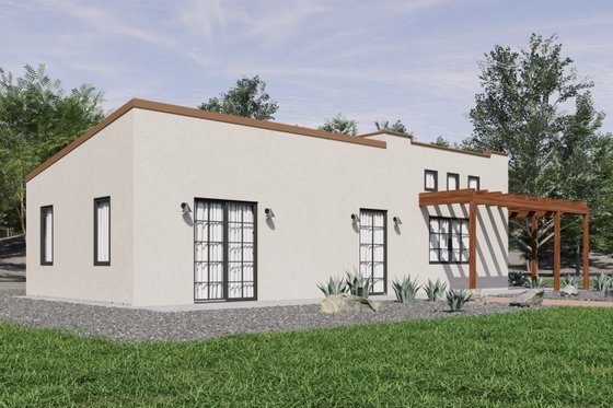 Exterior - Other Elevation for Mediterranean House Plan #1106-41 - 1 bed, 1 bath