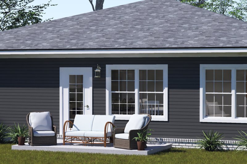 Architectural House Design - Exterior - Other Elevation 4 for Modern House Plan #513-2470 - 3 bed, 2 bath