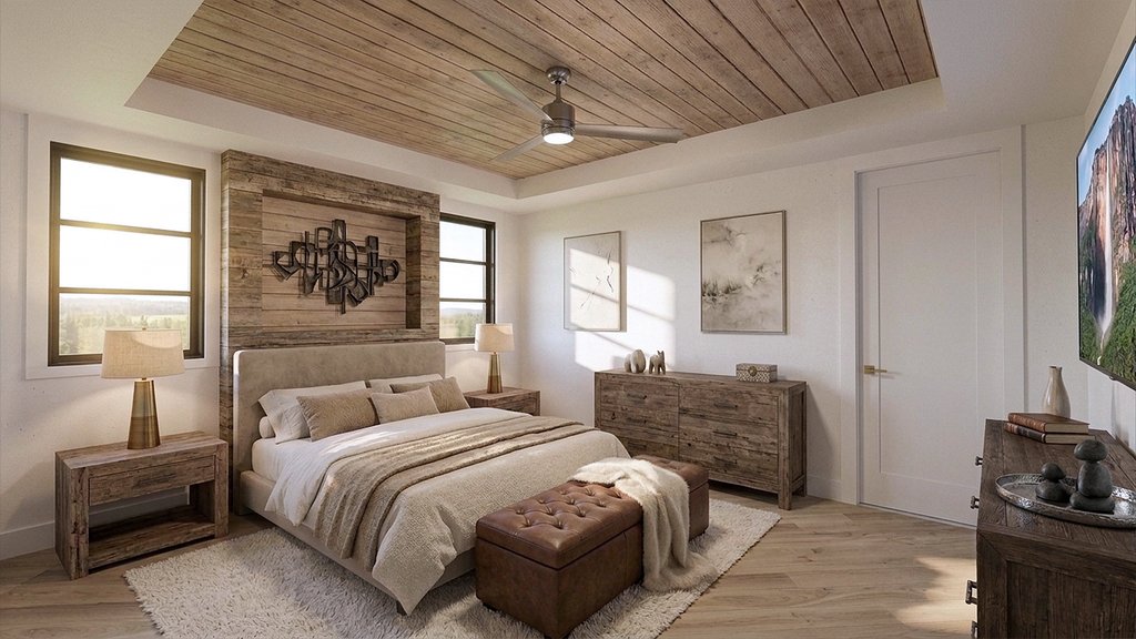 Interior - Master Bedroom for Contemporary House Plan #928-363 - 4 bed, 3.5 bath
