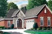 European Style House Plan - 4 Beds 3 Baths 2503 Sq/Ft Plan #34-188 