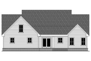 Exterior - Rear Elevation for Farmhouse House Plan #21-442 - 3 bed, 2.5 bath