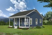 Traditional Style House Plan - 1 Beds 1 Baths 728 Sq/Ft Plan #932-481 